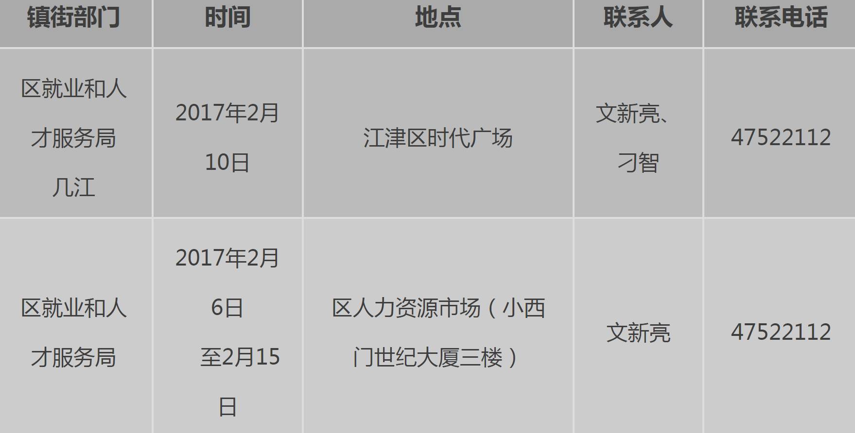 江津招聘网