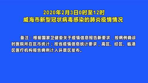 威海最新疫情