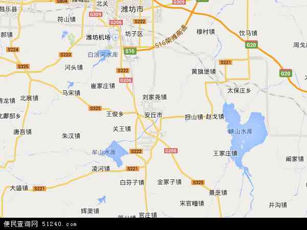 安丘地图