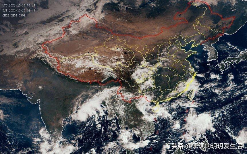 天气卫星云图