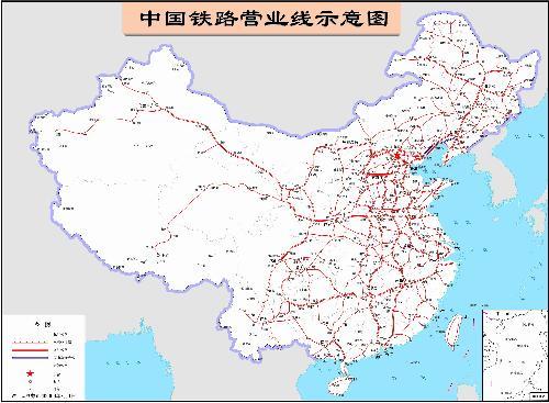 中国铁路最新地图，欢乐情感之旅启程的轨迹