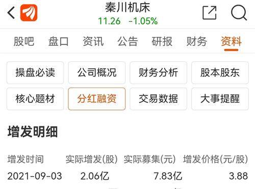 秦川机床最新利好消息